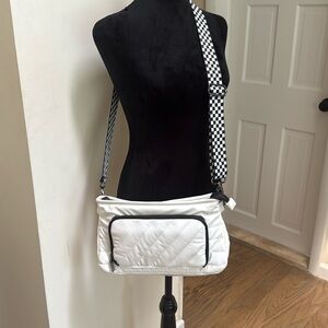 THINK ROYLN Bank Street Crossbody White Nylon